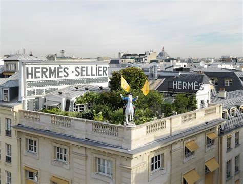 un jardin sur le toit hermes paris|jardin a cythere hermes.